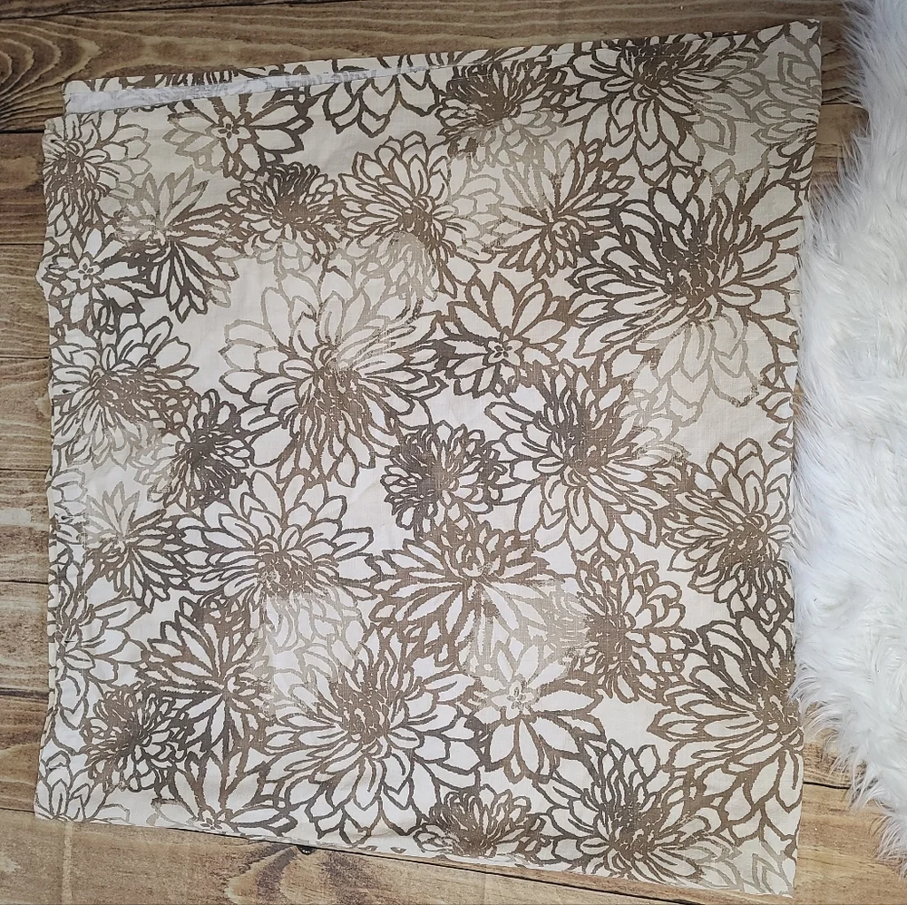 Target floral shower curtain